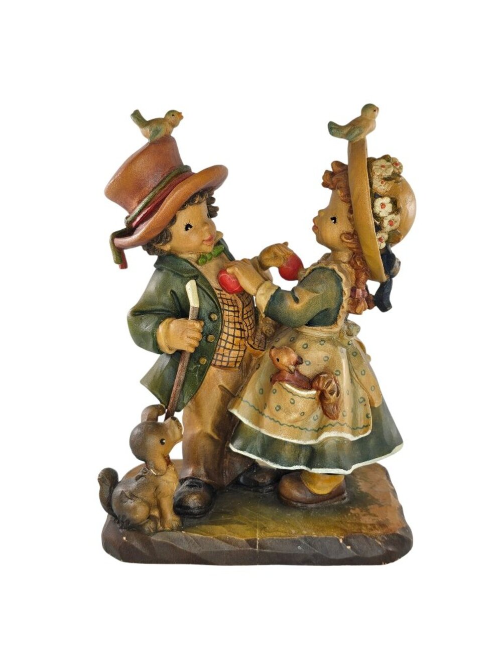 ANRI Ferrandiz My Heart Is Yours Wood Carving Figurine LE 181/750 8.5" AS IS